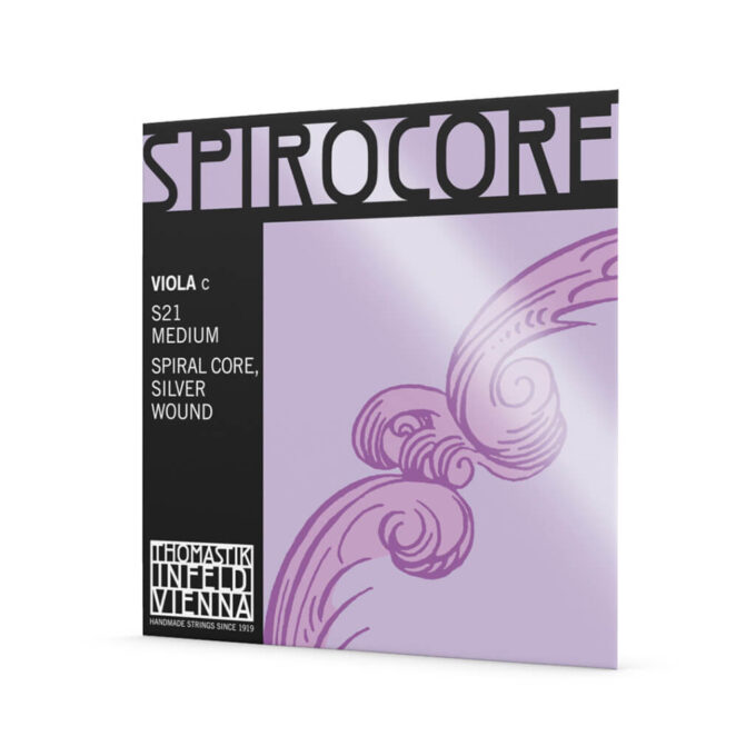 Corda para Viola de Arco Thomastik Spirocore 4ª Dó Prata
