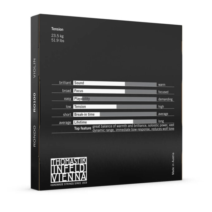 Jogo de Cordas para Violino Thomastik Rondo RO100