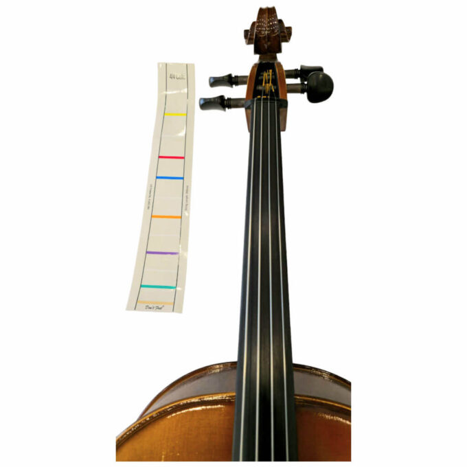 Autocolante de Aprendizagem para Escala de Violino ou Viola de Arco Gewa Don't Freet