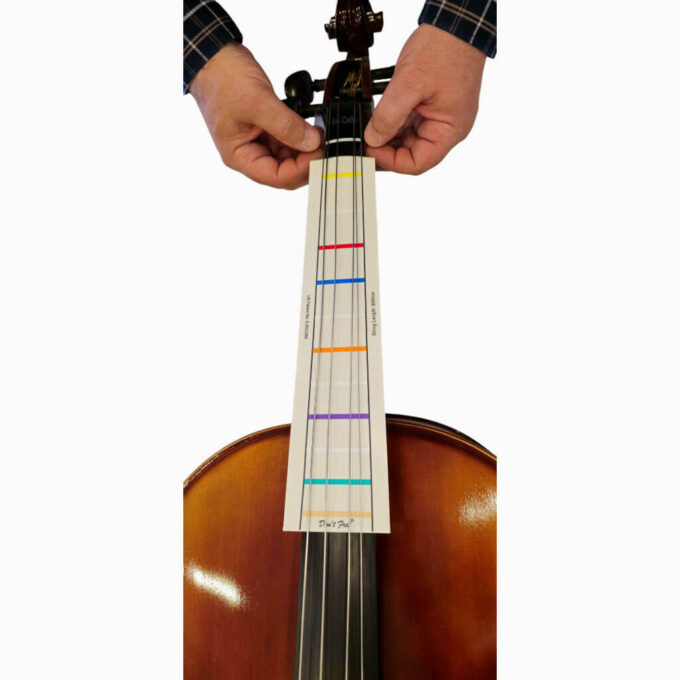 Autocolante de Aprendizagem para Escala de Violino ou Viola de Arco Gewa Don't Freet