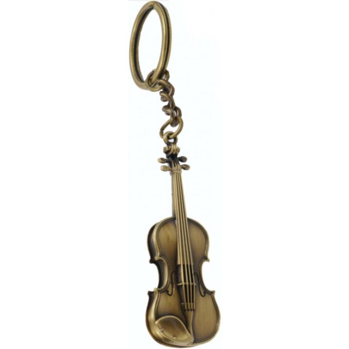 Porta-chaves Violino em Bronze