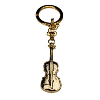 Porta-chaves Violino em Dourado